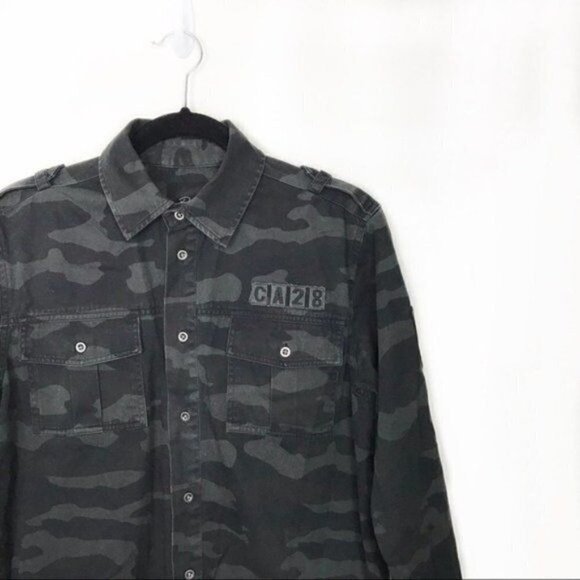 Rails Gavin Camo Printed Woven Shirt Jacket $188 Small - Picture 5 of 13